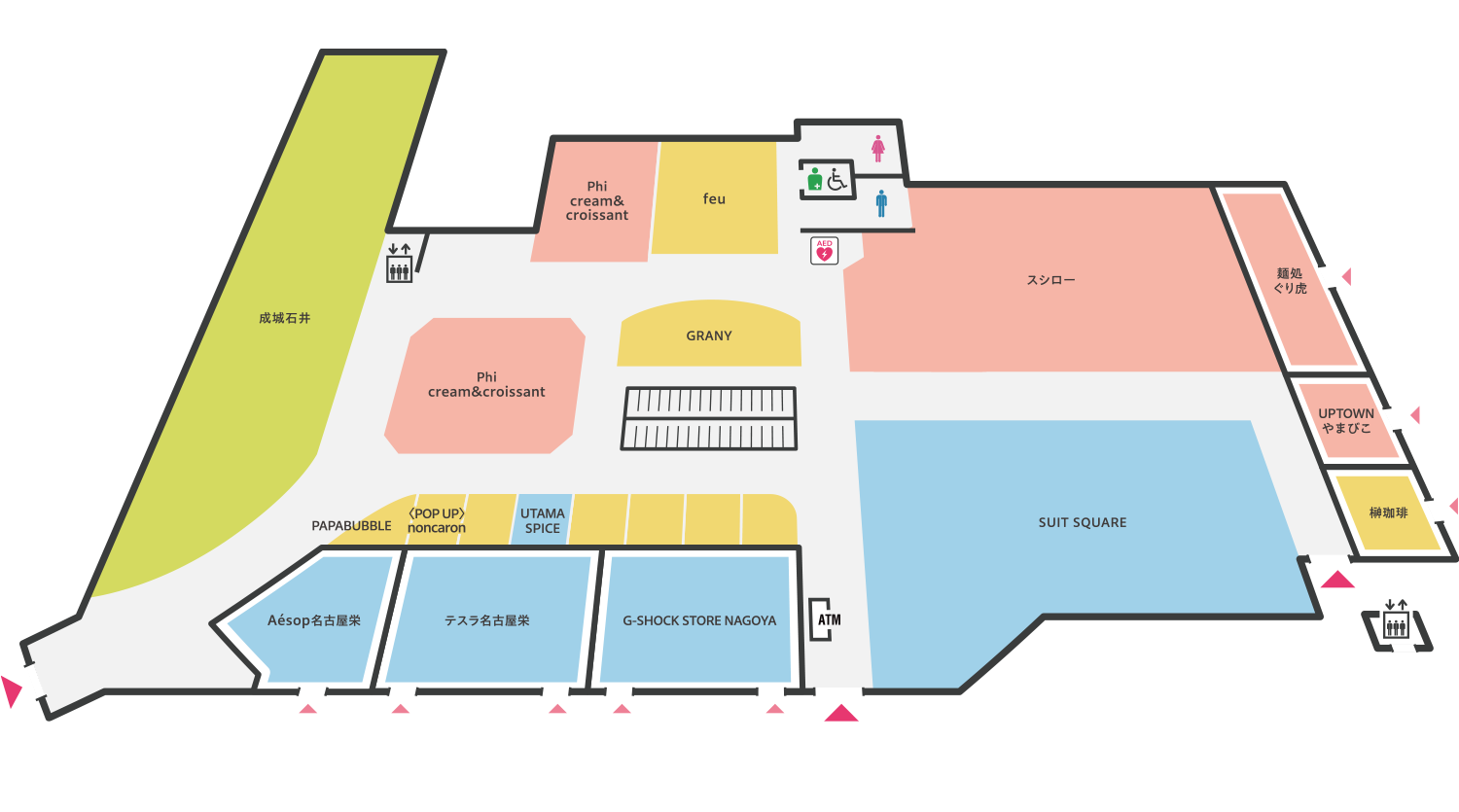 1Fフロアマップ