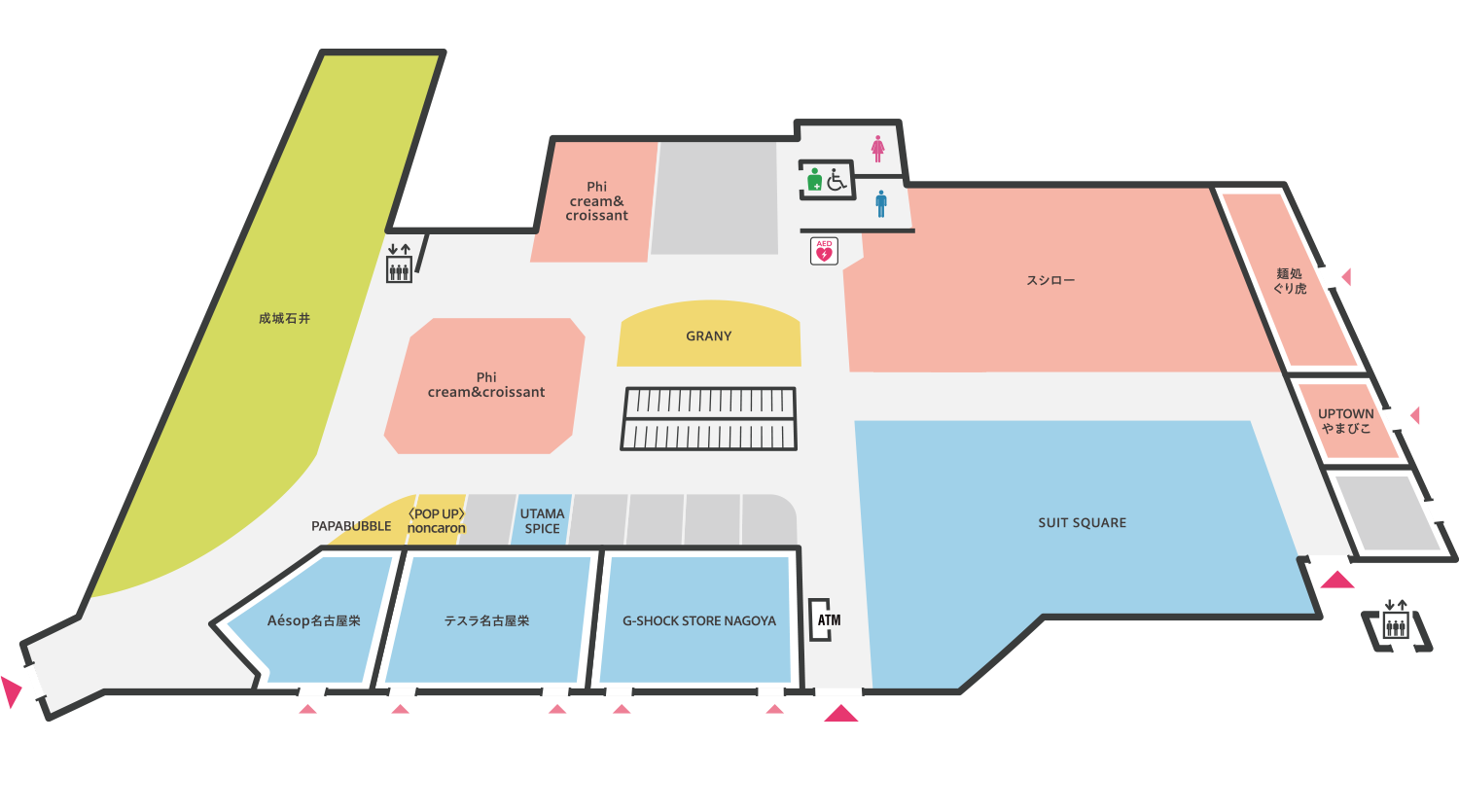 1Fフロアマップ